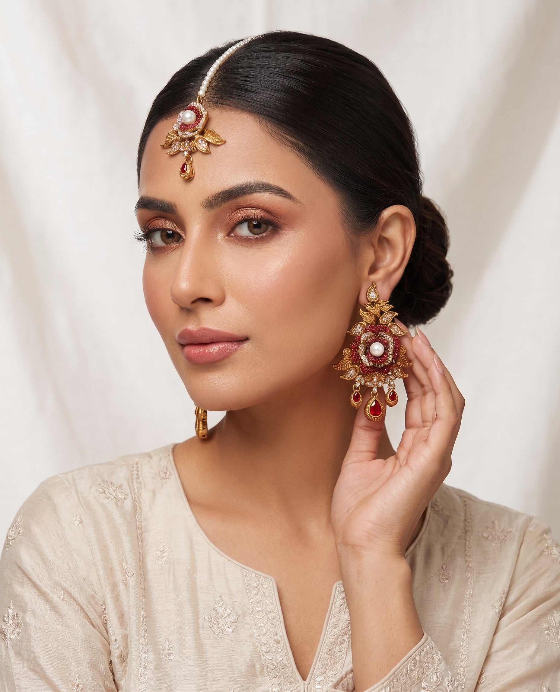 Tanzila Heritage Earring Tikka