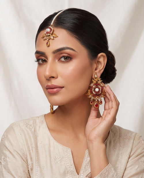 Tanzila Heritage Earring Tikka