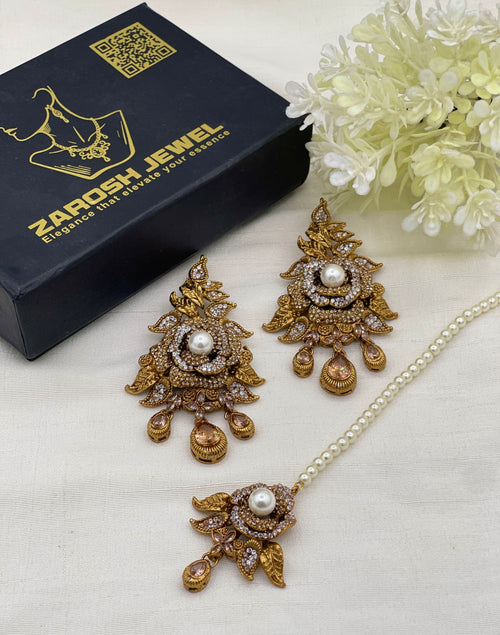 Tanzila Heritage Earring Tikka