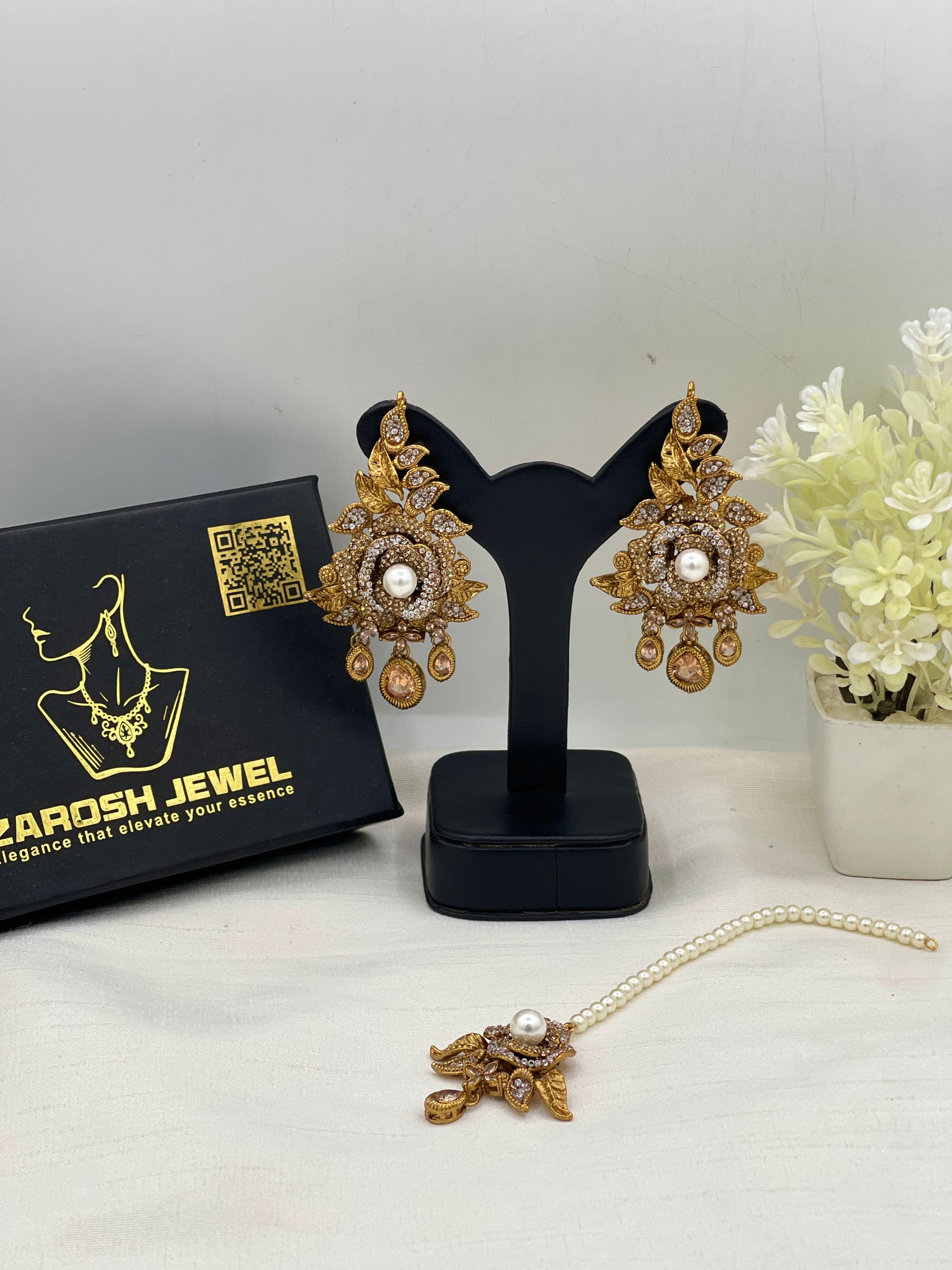 Tanzila Heritage Earring Tikka