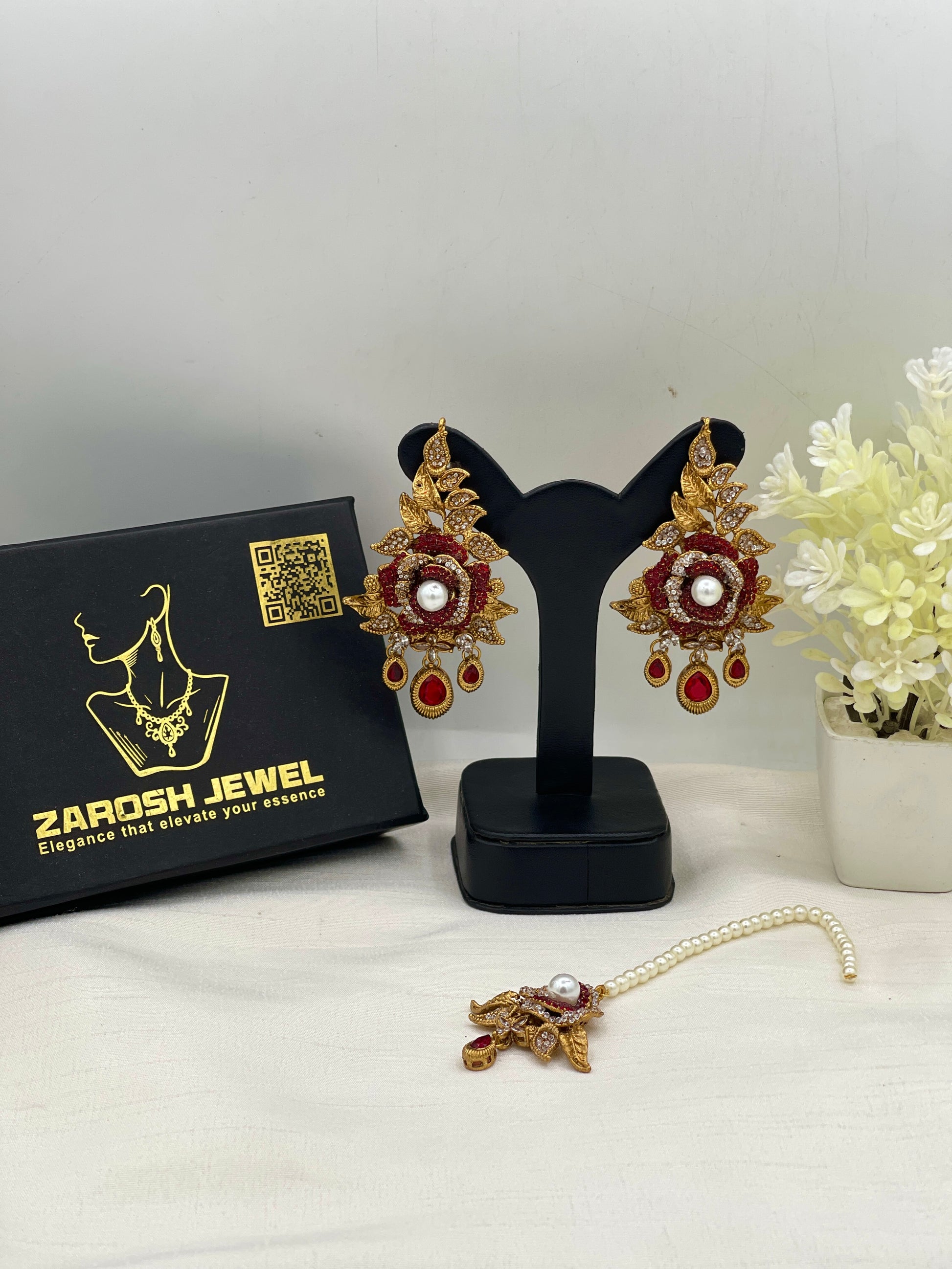 Tanzila Heritage Earring Tikka