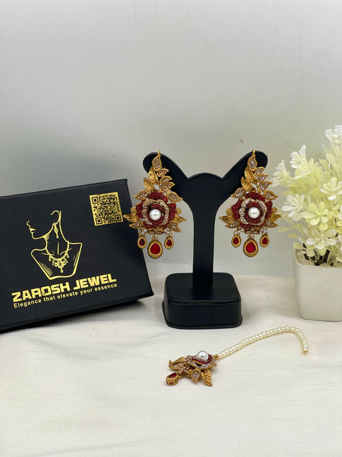 Tanzila Heritage Earring Tikka