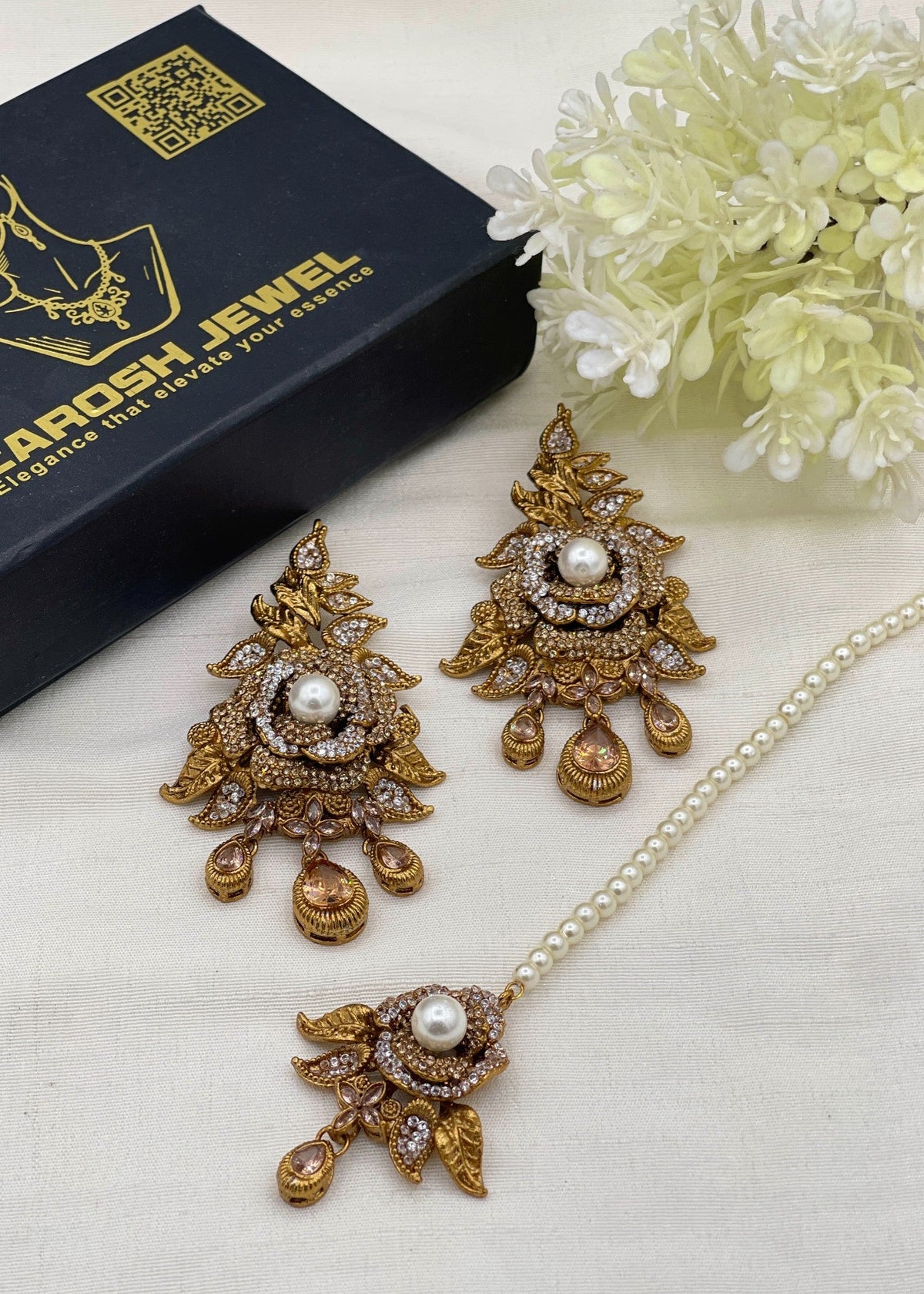 Shop the Tanzila Heritage Earring Tikka from Zarosh Jewel