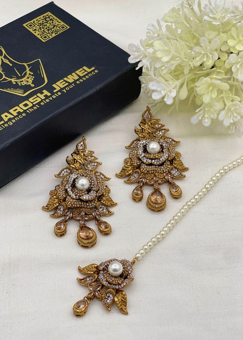 Shop the Tanzila Heritage Earring Tikka from Zarosh Jewel