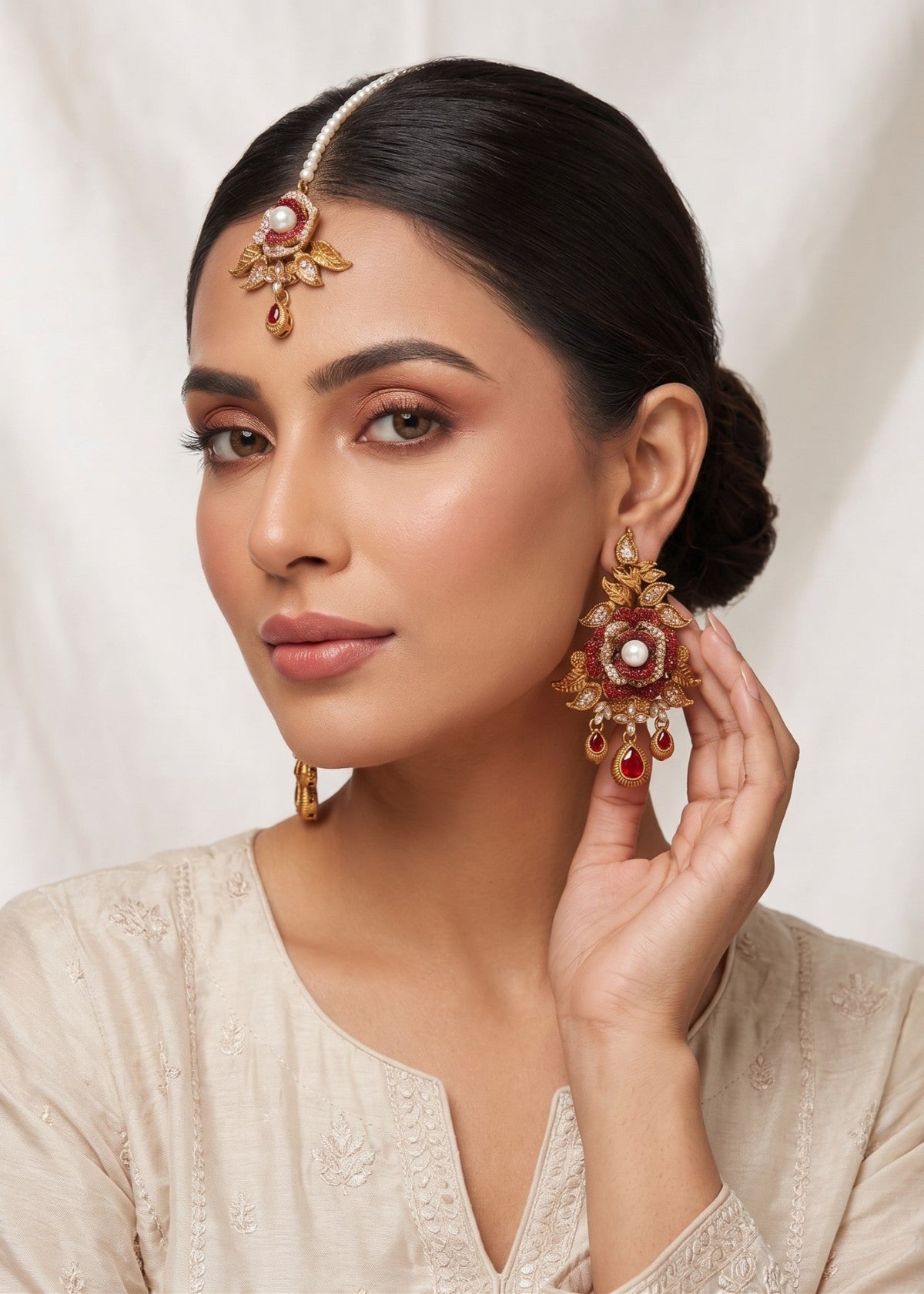 Shop the Tanzila Heritage Earring Tikka from Zarosh Jewel