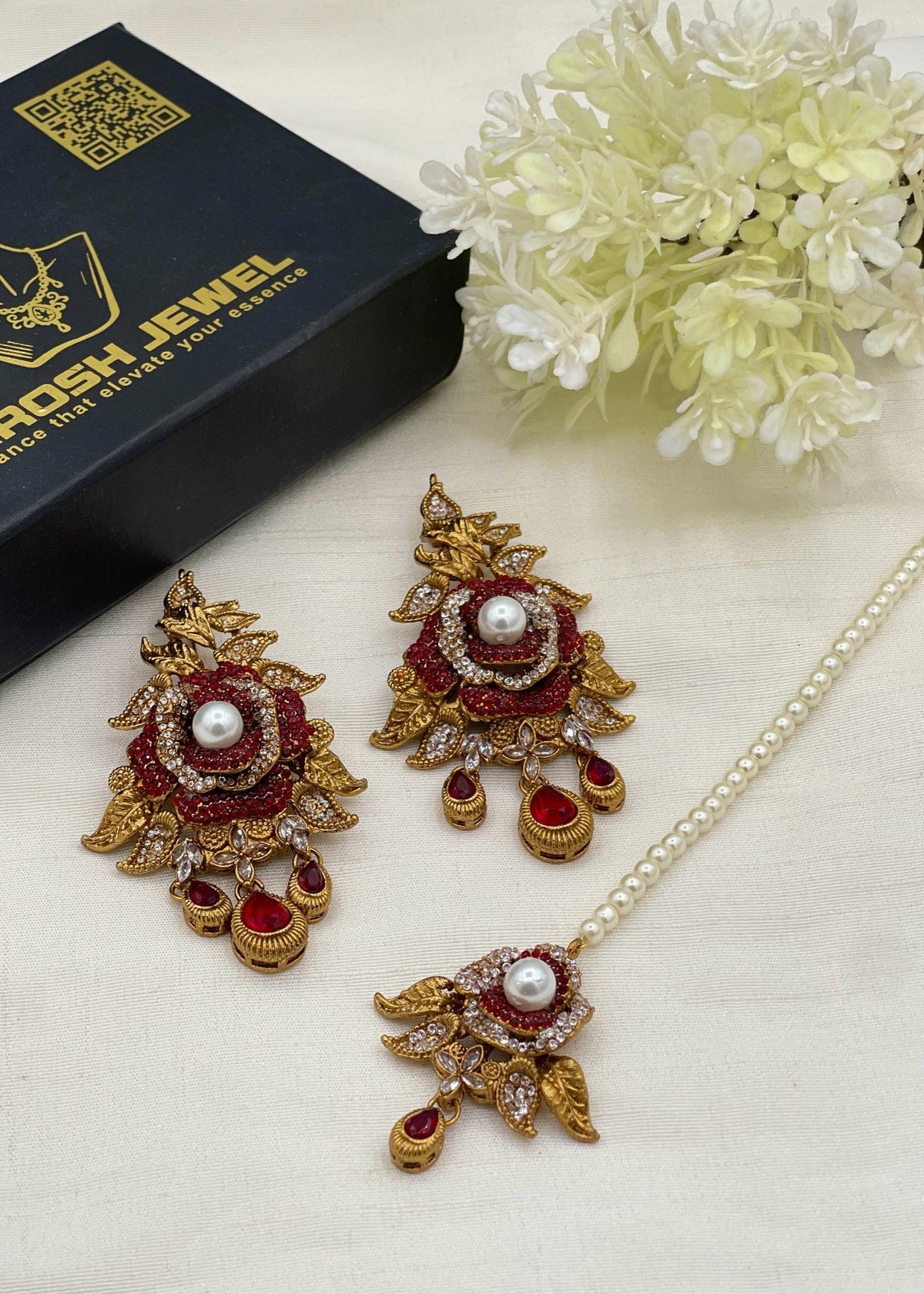 Shop the Tanzila Heritage Earring Tikka from Zarosh Jewel