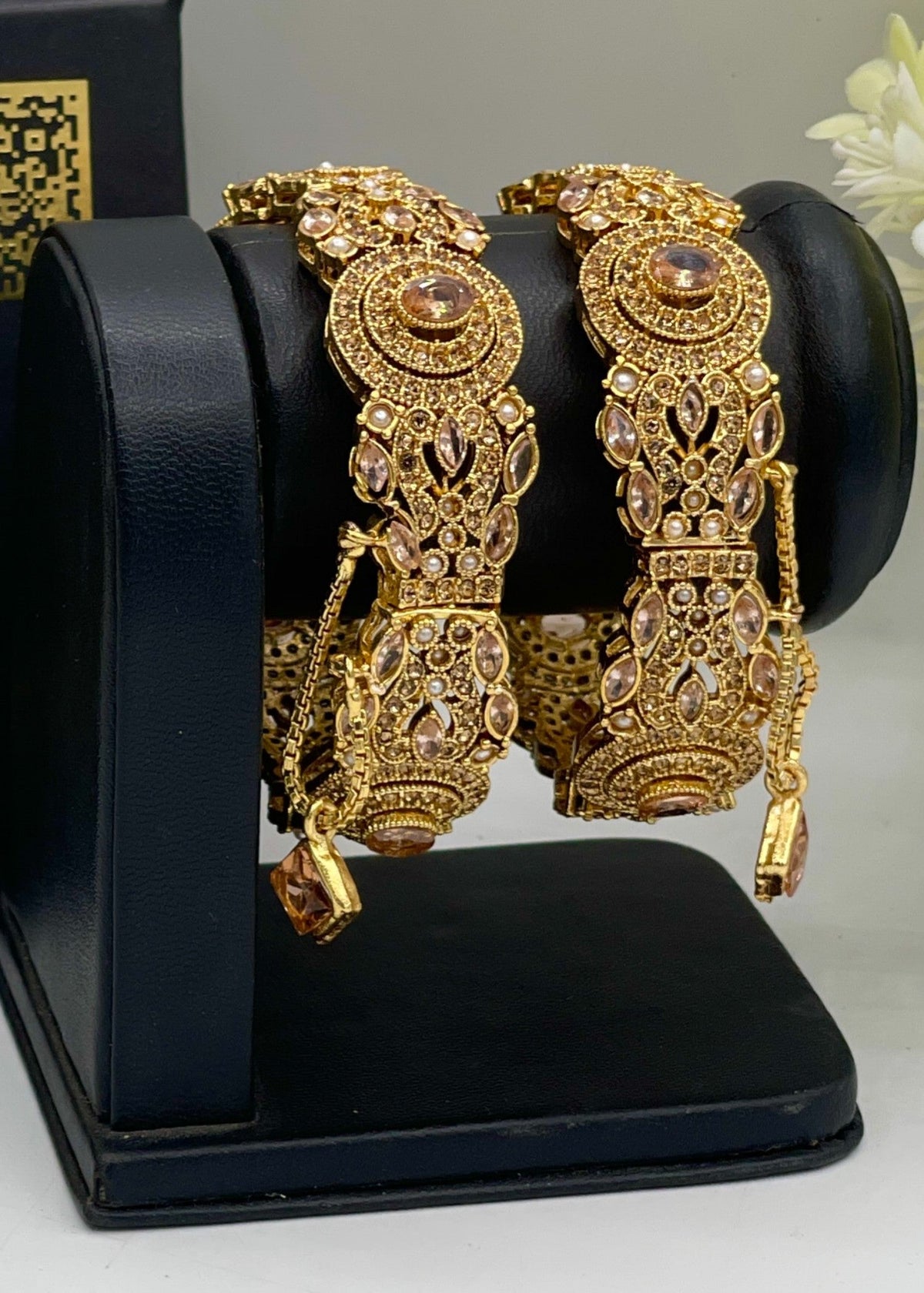 Shop the Tara Openable Bangle Set from Zarosh Jewel