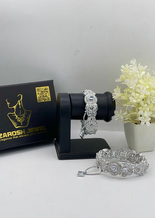 Shop the Tara Openable Bangle Set from Zarosh Jewel