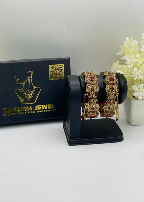 Shop the Tara Openable Bangle Set from Zarosh Jewel