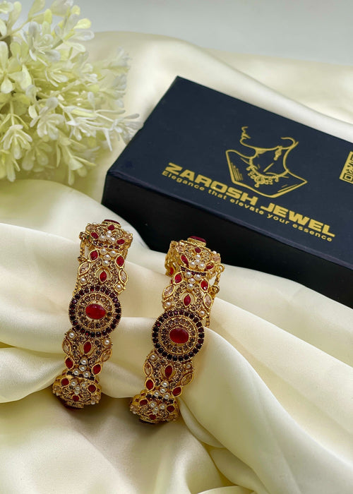Shop the Tara Openable Bangle Set from Zarosh Jewel