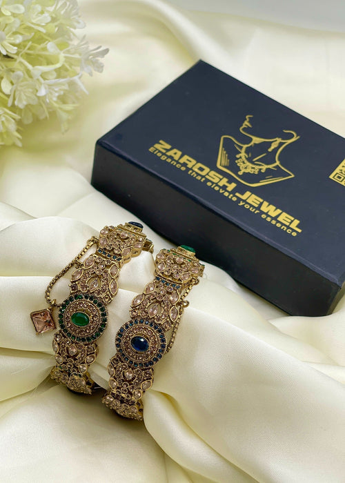 Shop the Tara Openable Bangle Set from Zarosh Jewel