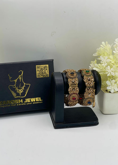 Shop the Tara Openable Bangle Set from Zarosh Jewel