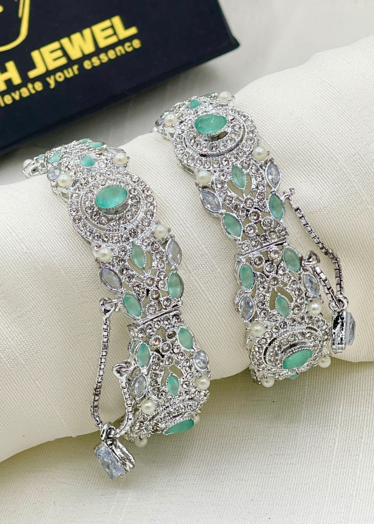 Shop the Tara Openable Bangle Set from Zarosh Jewel