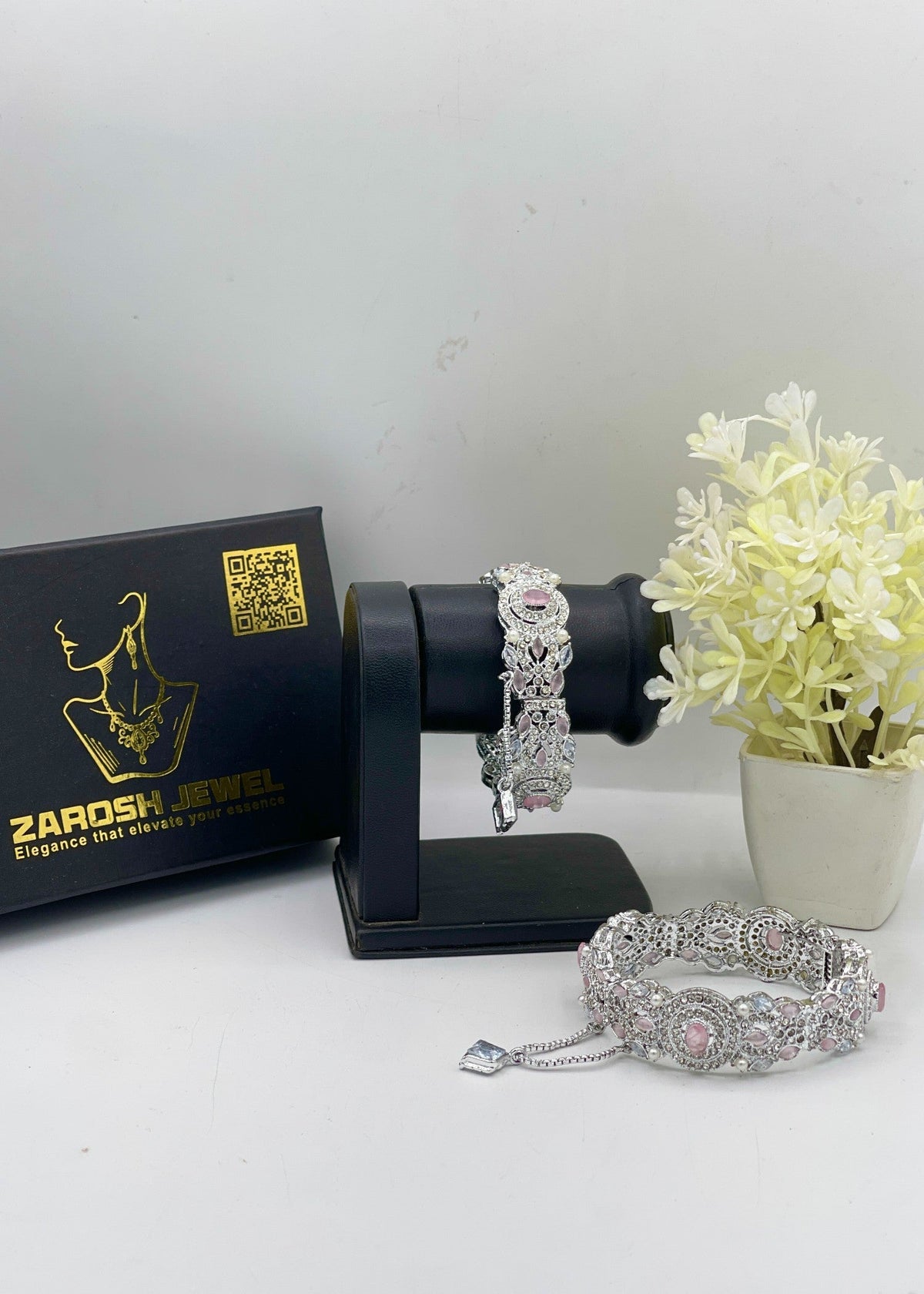 Shop the Tara Openable Bangle Set from Zarosh Jewel