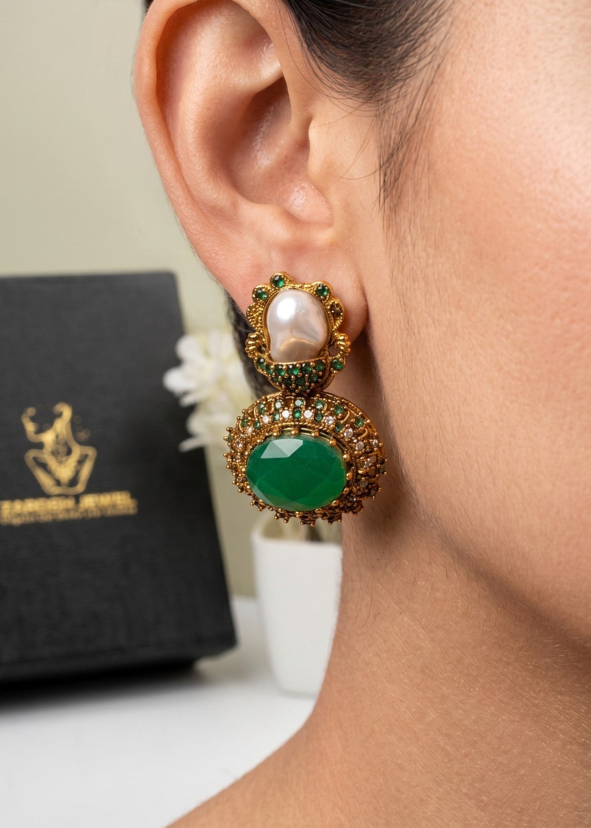 Shop the Tasneem Earrings from Zarosh Jewel