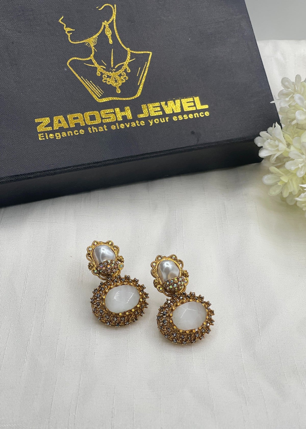 Shop the Tasneem Earrings from Zarosh Jewel