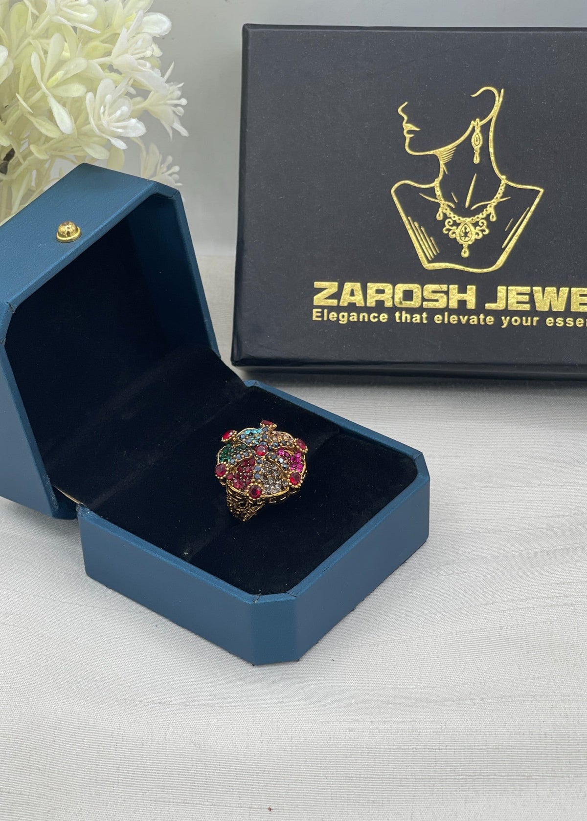 Shop the Tazkiya Heritage Ring from Zarosh Jewel