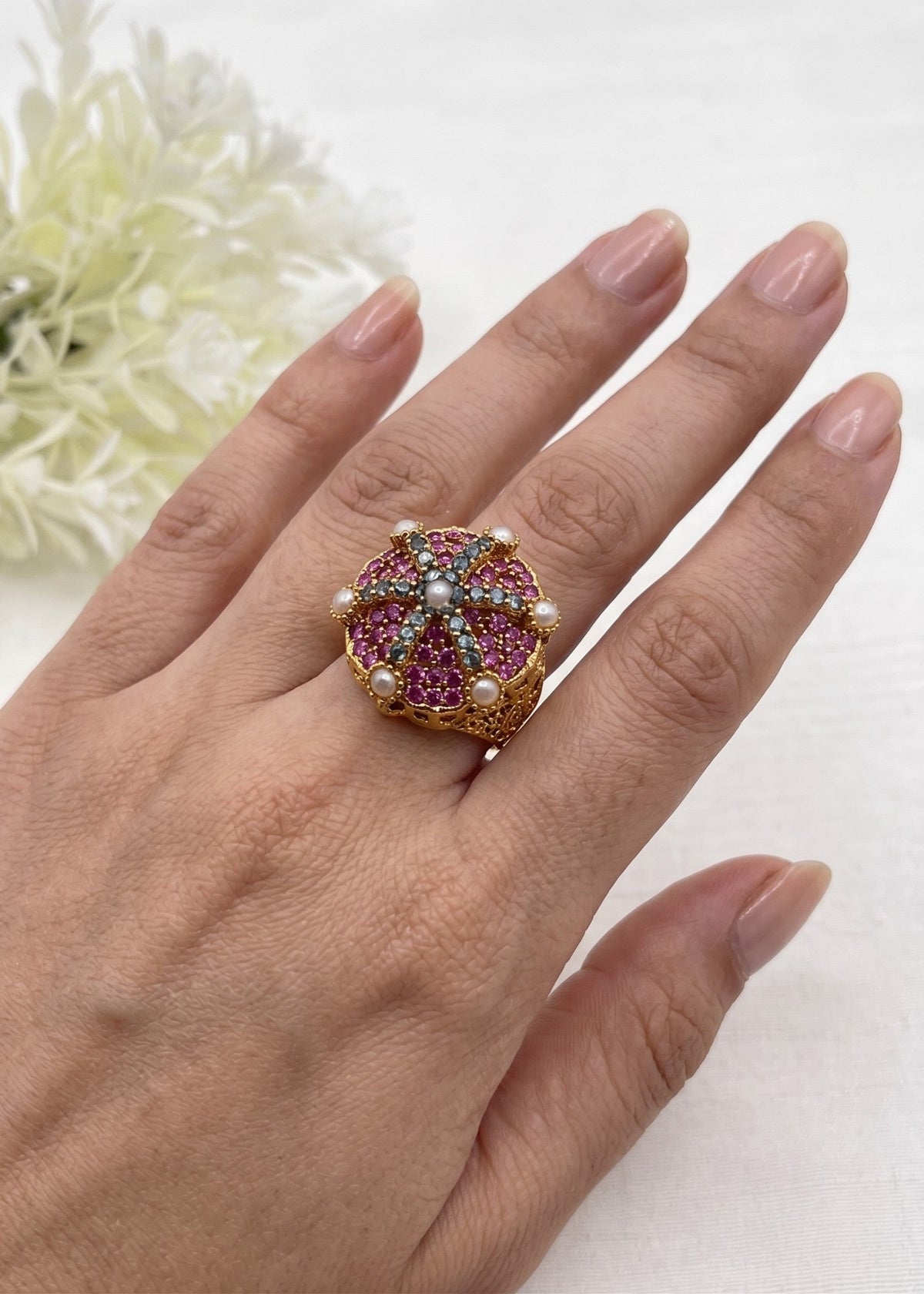 Shop the Tazkiya Heritage Ring from Zarosh Jewel