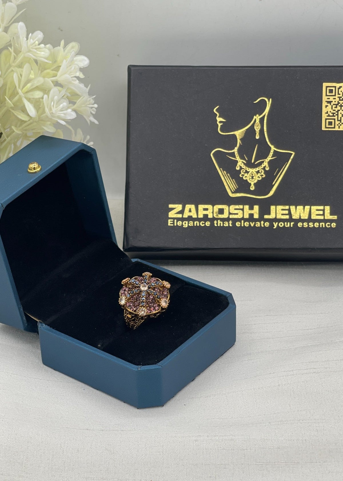 Shop the Tazkiya Heritage Ring from Zarosh Jewel