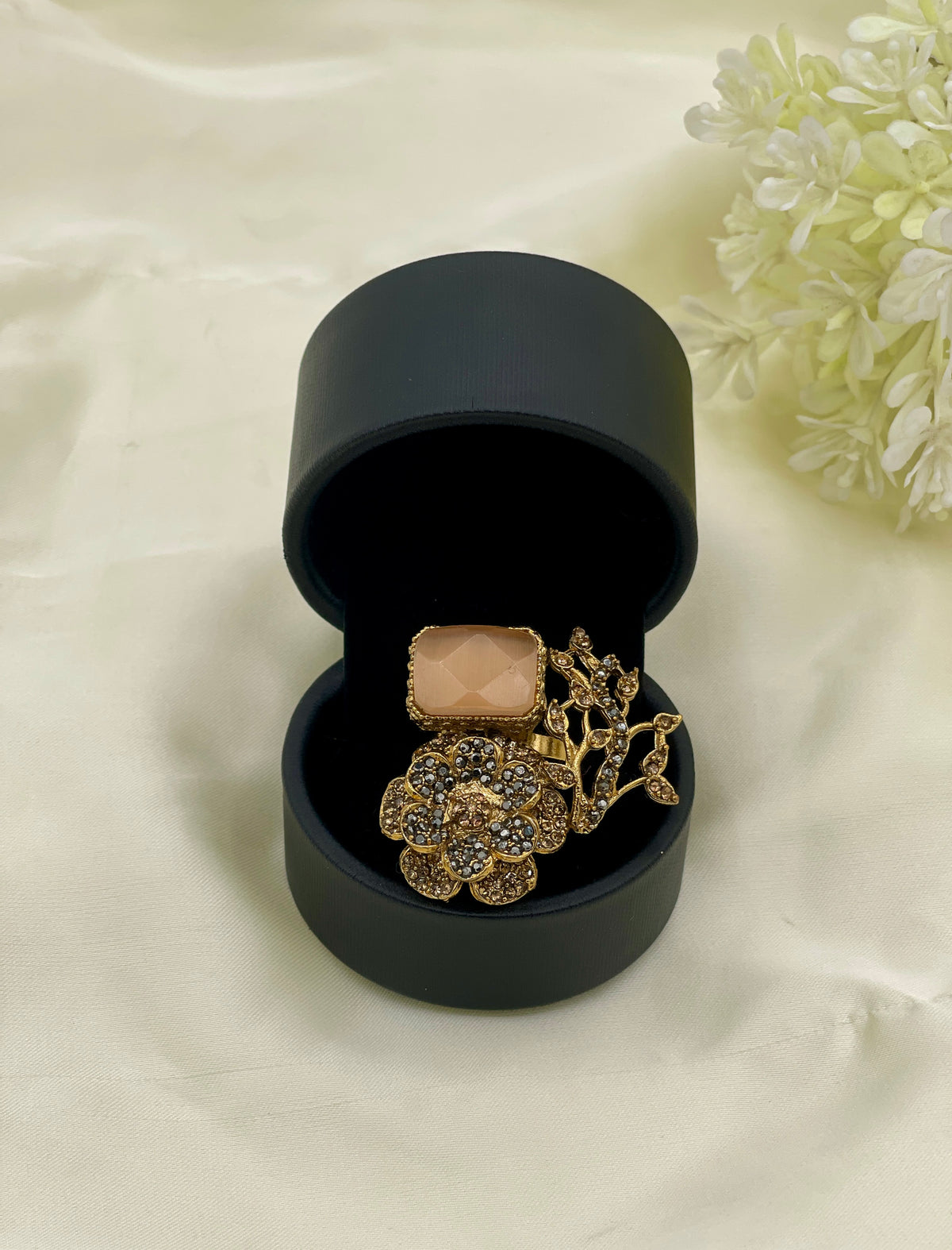 Shop the Tehmina Floral Ring from Zarosh Jewel
