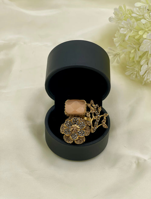 Shop the Tehmina Floral Ring from Zarosh Jewel