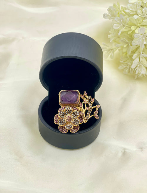 Shop the Tehmina Floral Ring from Zarosh Jewel