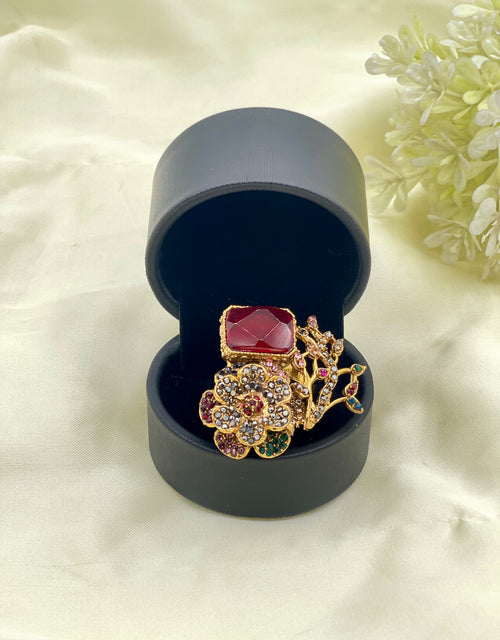 Shop the Tehmina Floral Ring from Zarosh Jewel
