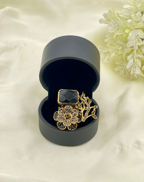 Shop the Tehmina Floral Ring from Zarosh Jewel
