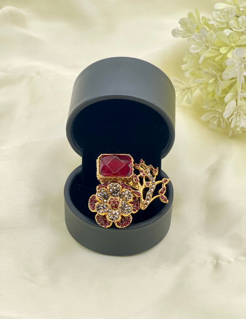 Shop the Tehmina Floral Ring from Zarosh Jewel