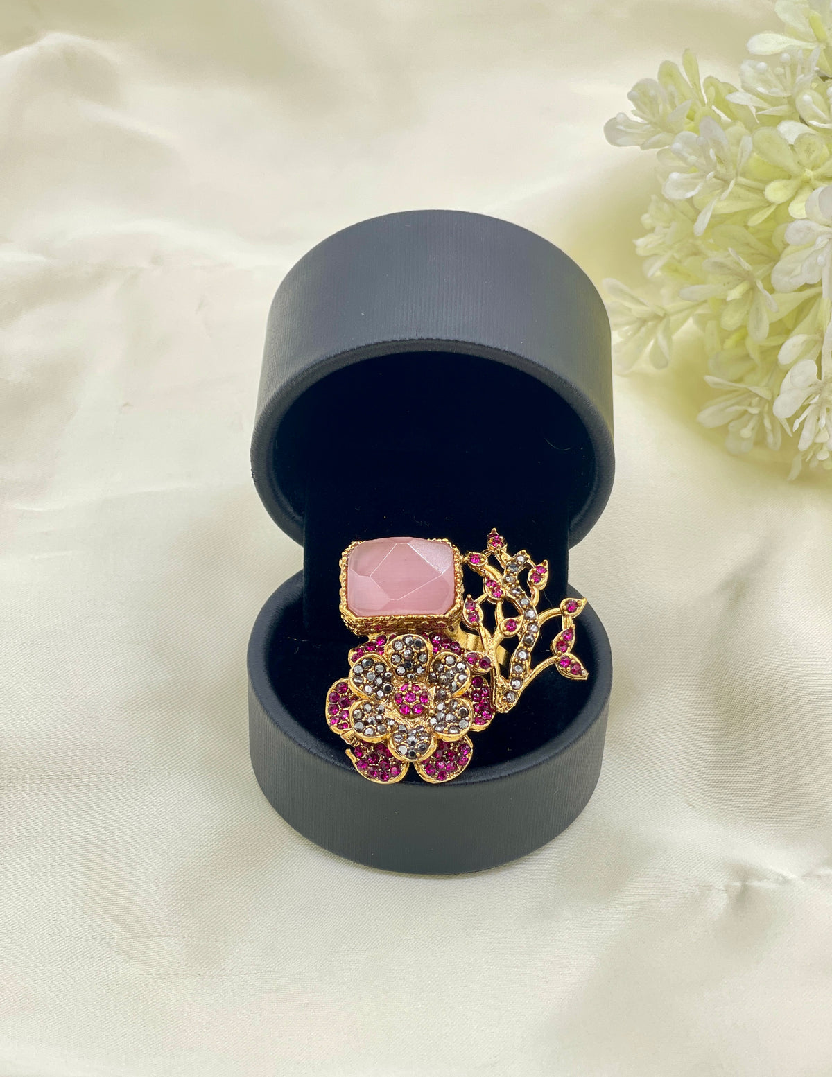Shop the Tehmina Floral Ring from Zarosh Jewel