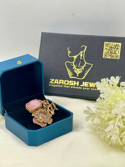 Shop the Tehmina Floral Ring from Zarosh Jewel