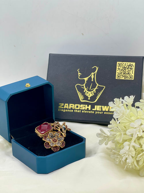 Shop the Tehmina Floral Ring from Zarosh Jewel