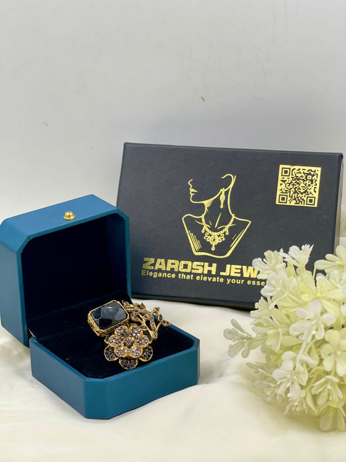 Shop the Tehmina Floral Ring from Zarosh Jewel