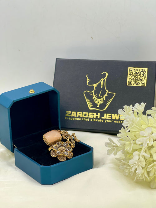 Shop the Tehmina Floral Ring from Zarosh Jewel