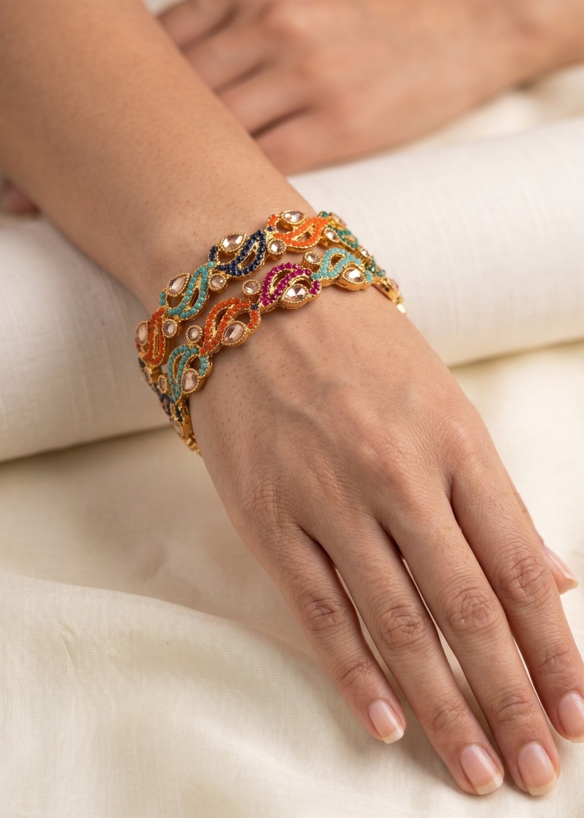 Shop the Thana Bangle from Zarosh Jewel