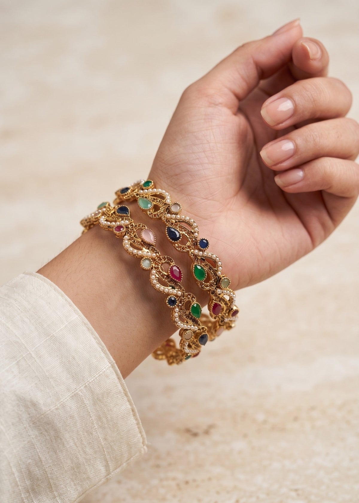 Shop the Thana Bangle from Zarosh Jewel