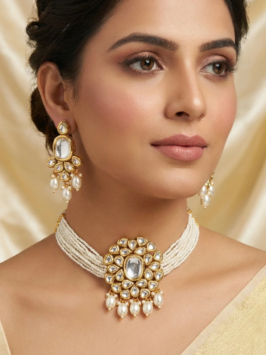 The Celestia Leaf Choker Set