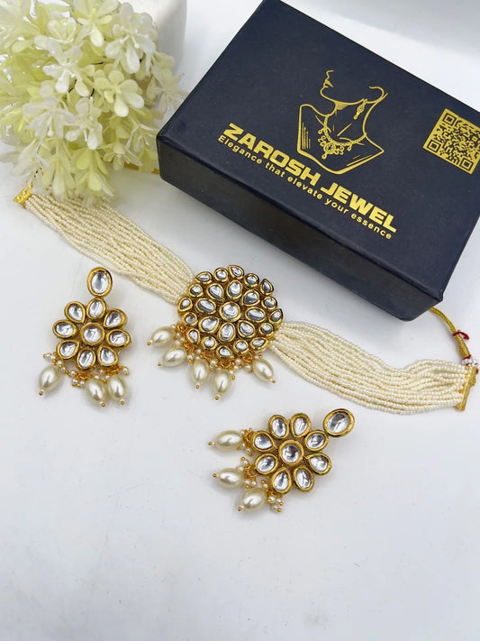 The Elara Kundan Choker Set