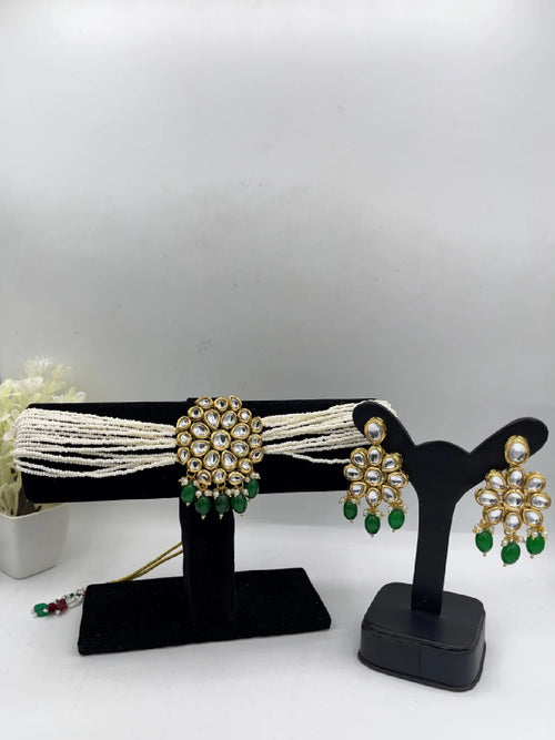The Elara Kundan Choker Set