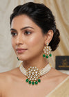 The Elara Kundan Choker Set by Zarosh Jewel
