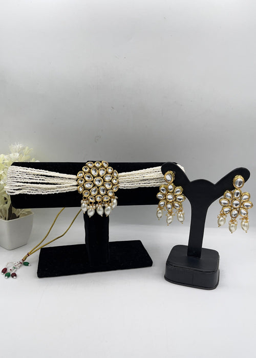 Shop the The Elara Kundan Choker Set from Zarosh Jewel
