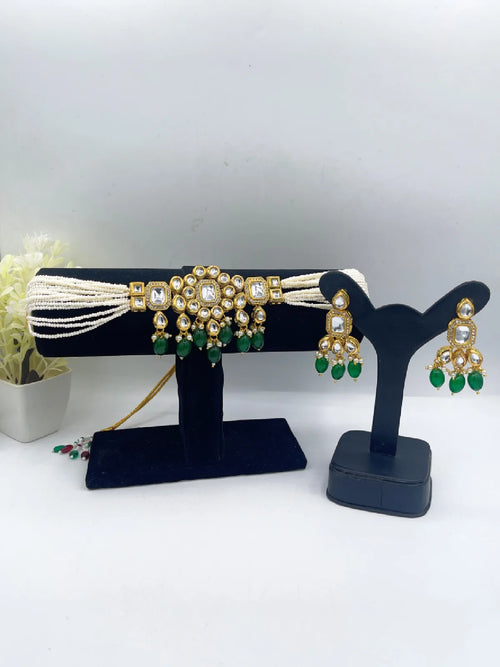 The Empress Kundan Cut Choker Set