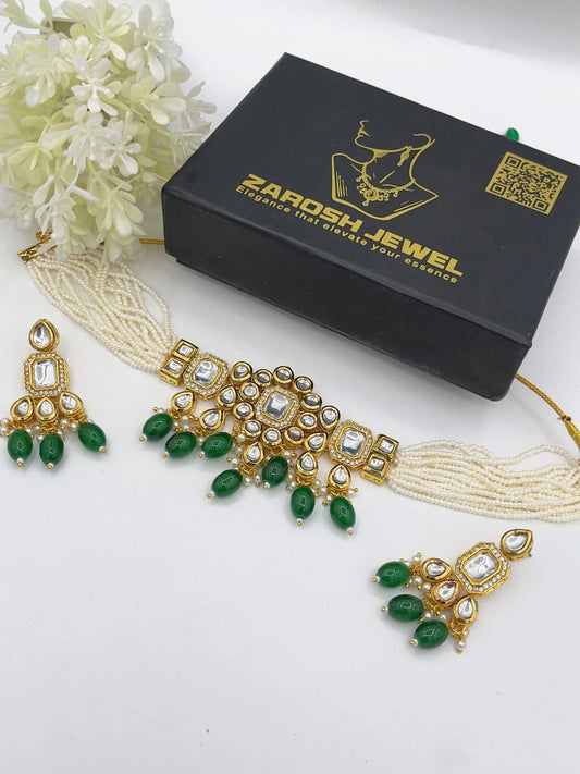 The Empress Kundan Cut Choker Set