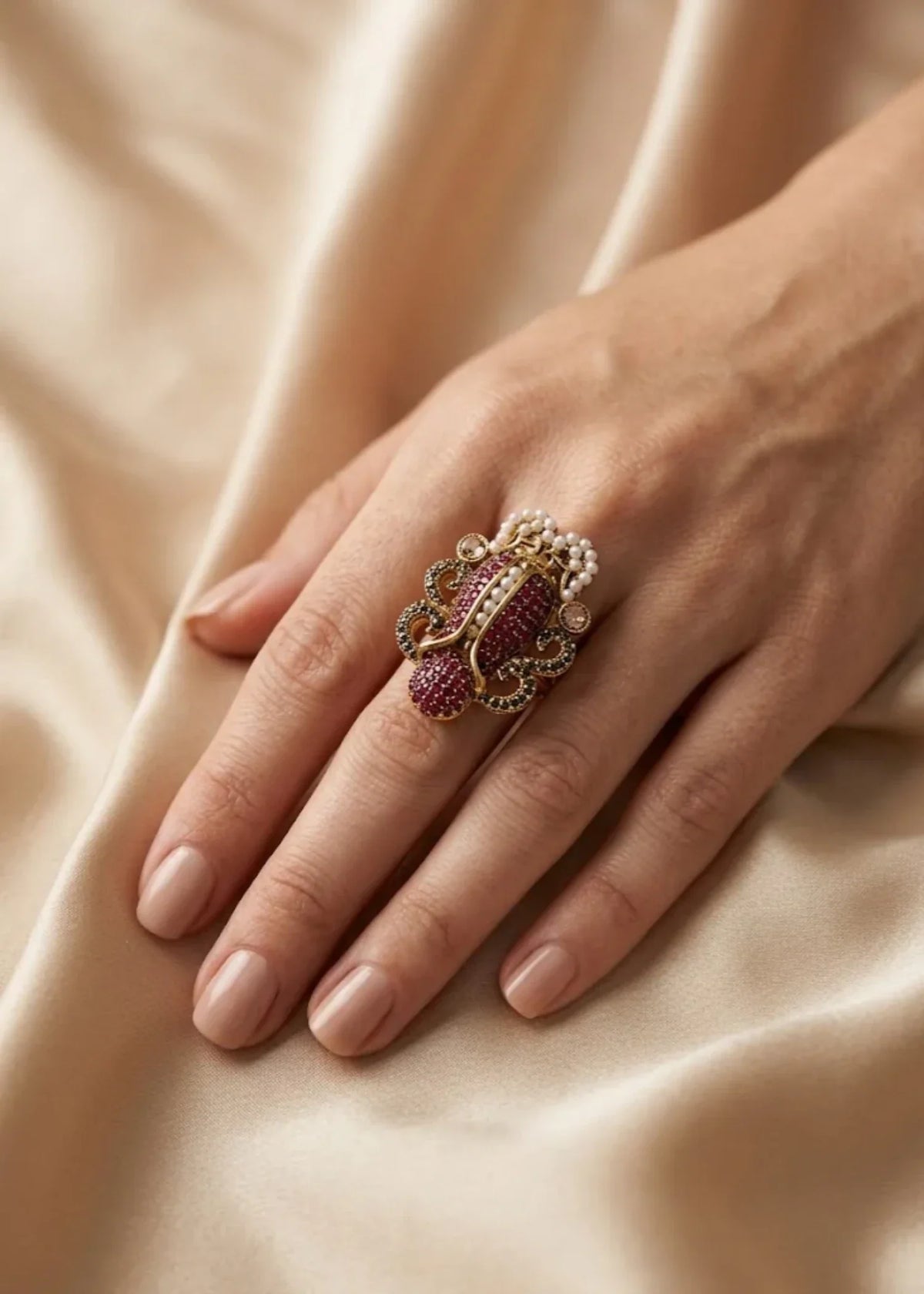 Shop the The Lubna Ring from Zarosh Jewel