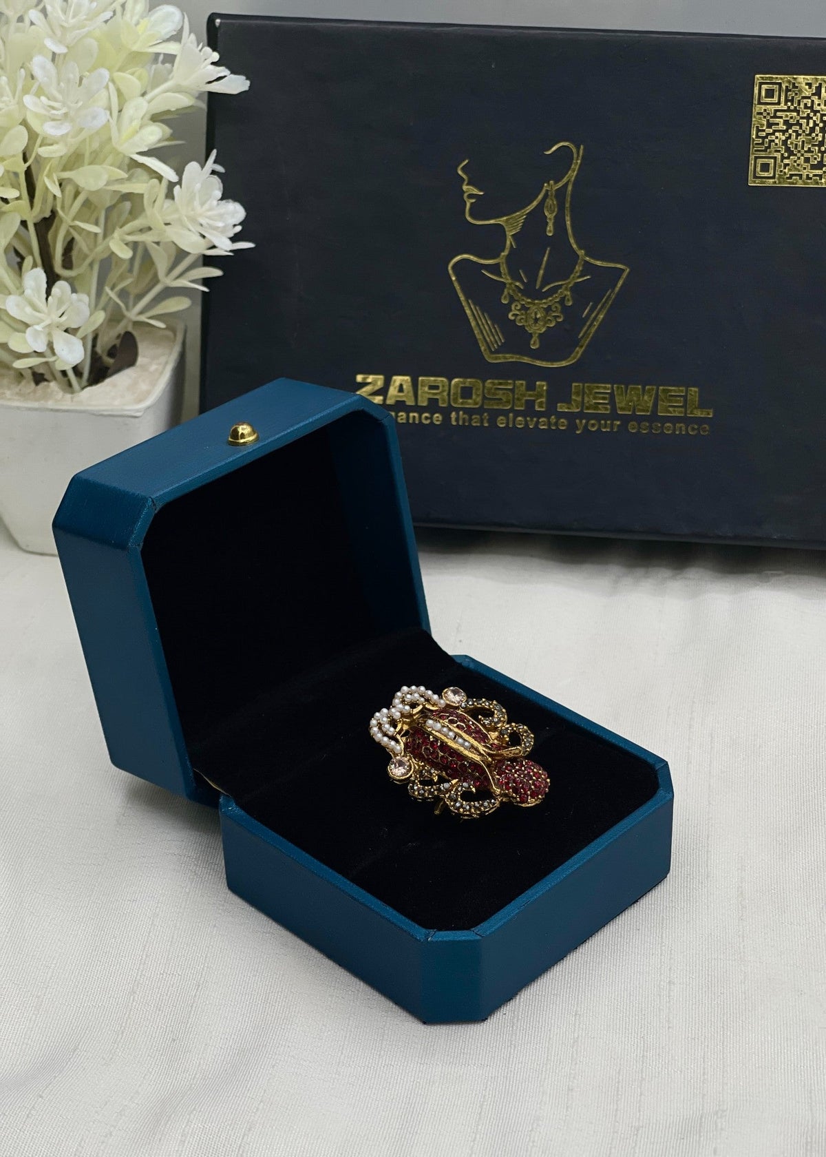 Shop the The Lubna Ring from Zarosh Jewel