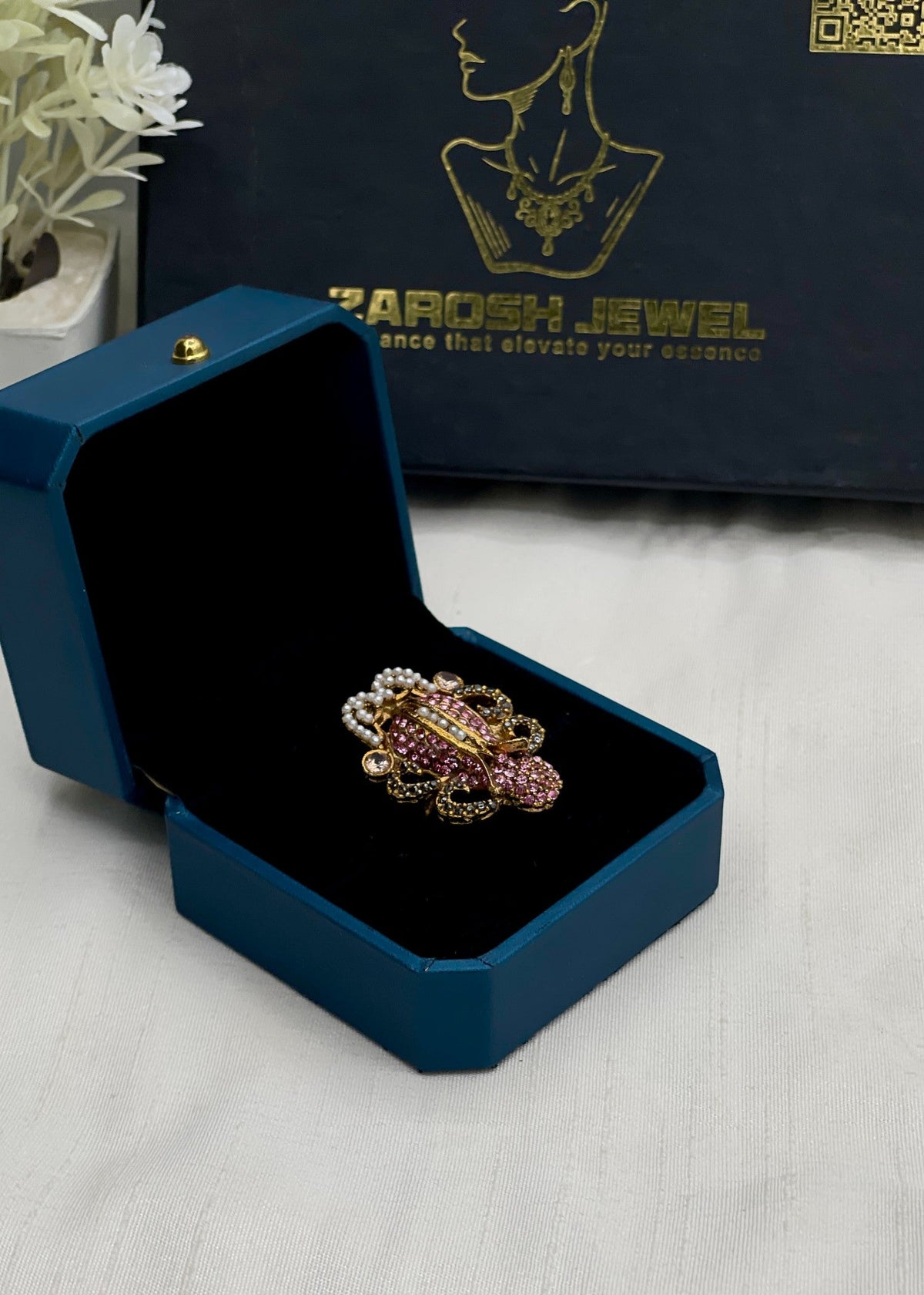 Shop the The Lubna Ring from Zarosh Jewel