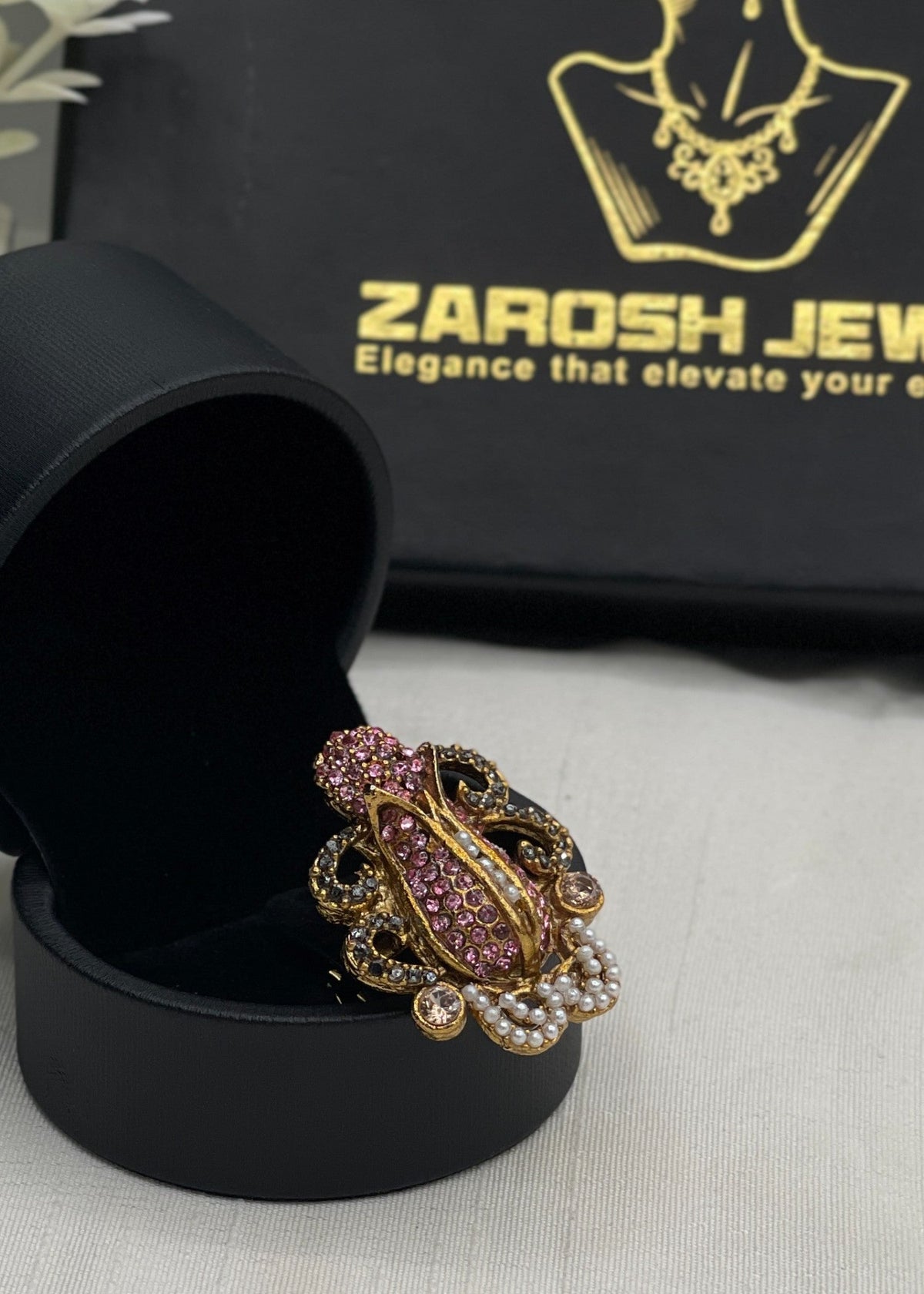 Shop the The Lubna Ring from Zarosh Jewel