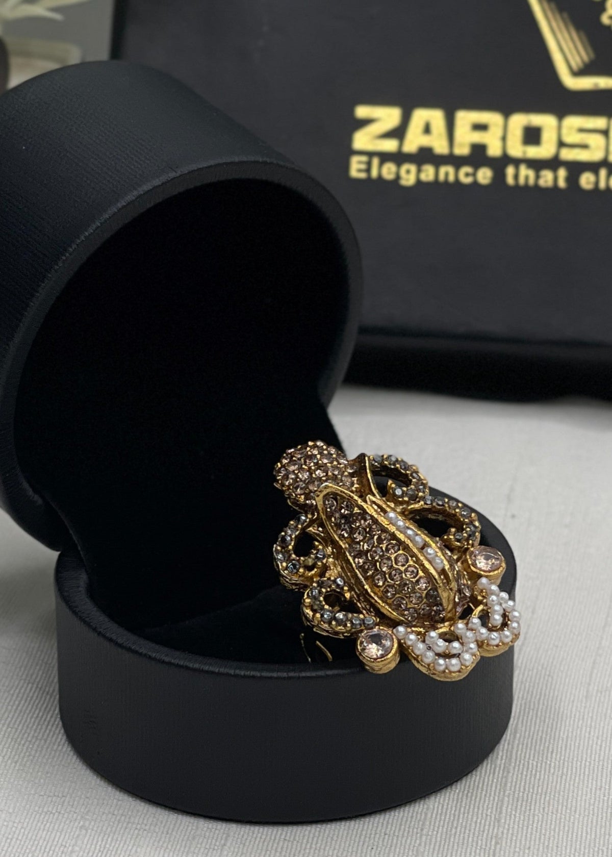 Shop the The Lubna Ring from Zarosh Jewel