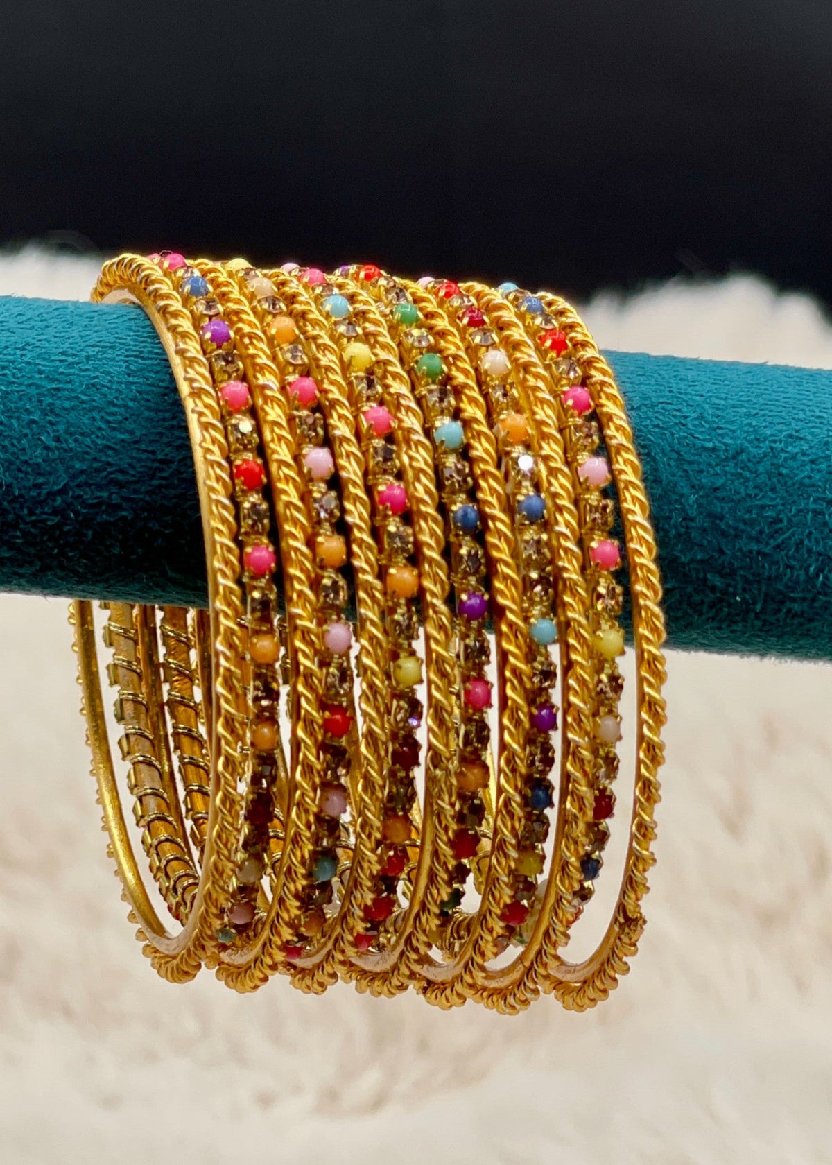 Shop the The Rangoli Kids Bangles Set from Zarosh Jewel