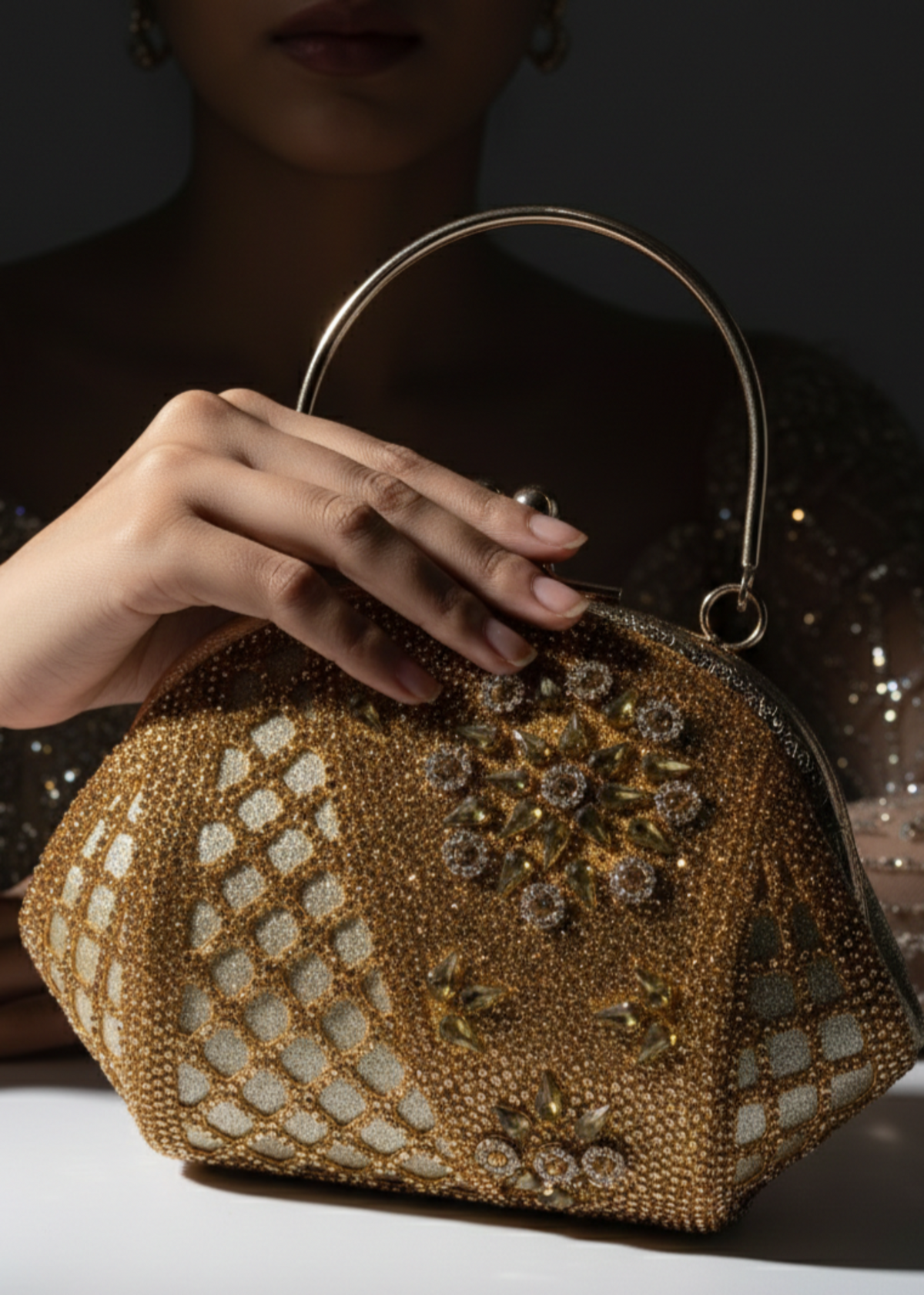 Urwa Luxury Clutch by Zarosh Jewel